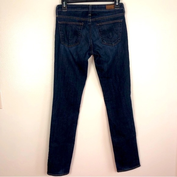 AG Adriano Goldschmied The Stevie Slim Straight Jeans Size 27R - Picture 2 of 10